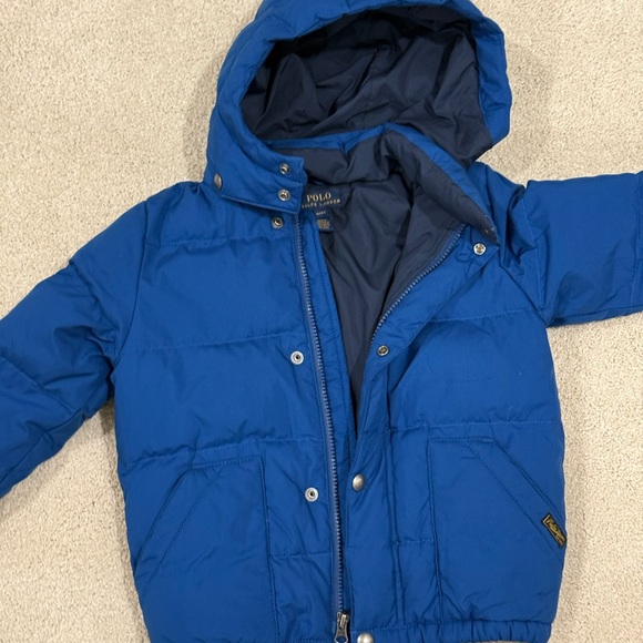 Polo by Ralph Lauren Kids Vibrant Blue Hooded Puffer